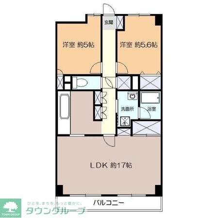 プレミール中央の物件間取画像